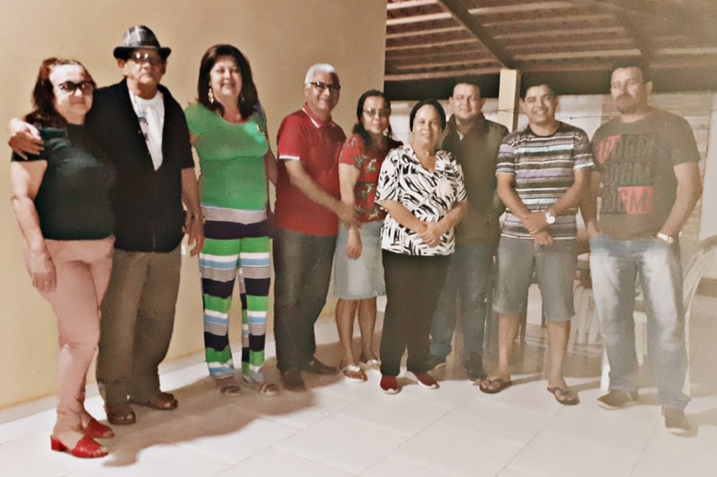 Jantar na casa do vereador Birica em Marcolândia